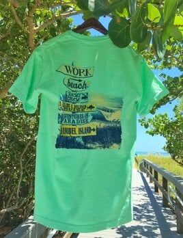 High Range Sanibel Island Tshirt Beach Signs - Reef