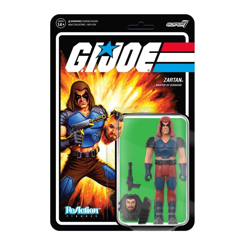 EE Distribution G.I. Joe ReAction+ Zartan Master of Disguise