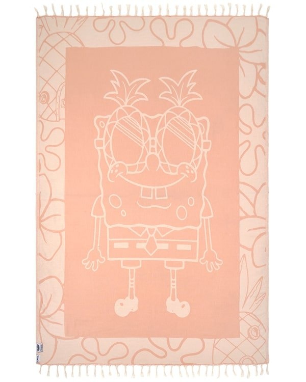 Sand Cloud Sand Cloud Spongbob Squarepants LG Towel DUSTY PINK