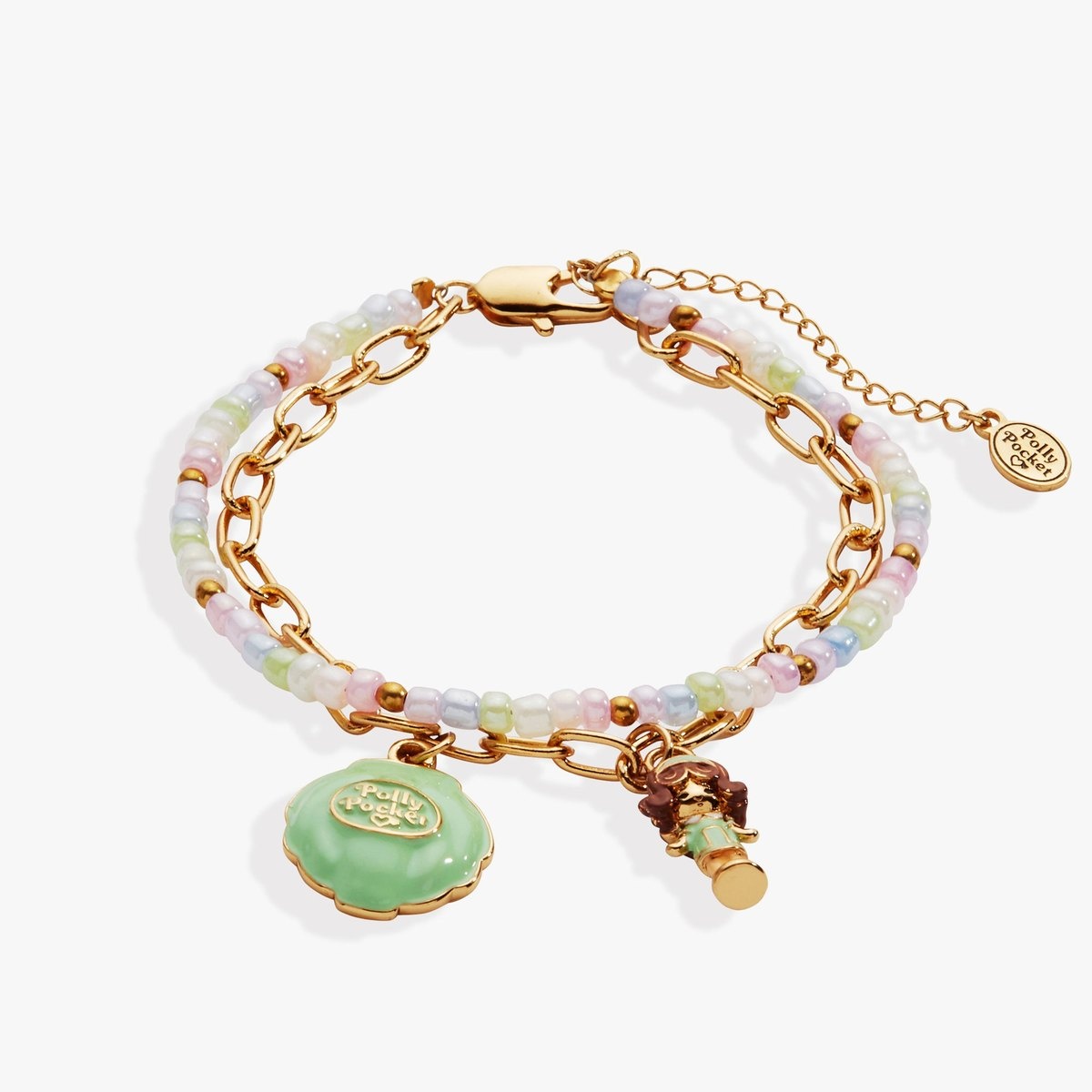 Alex and Ani Alex and Ani Polly Pocket 2 Row Charm Bracelet