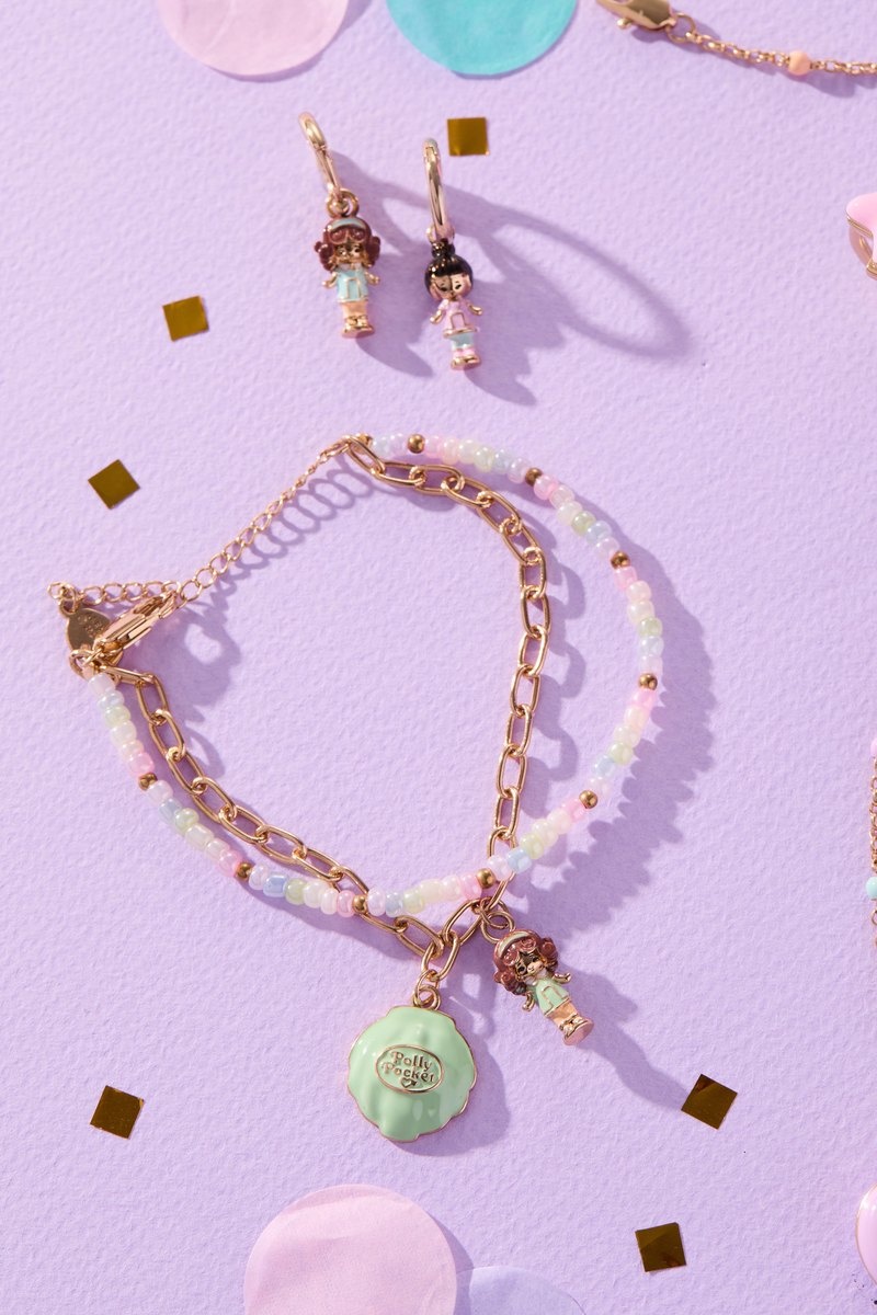 Alex and Ani Alex and Ani Polly Pocket 2 Row Charm Bracelet