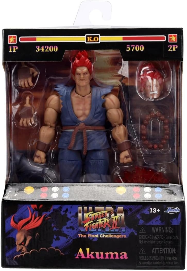 EE Distribution Ultra Street Fighter II Akuma 6-inch Scale Action Figure