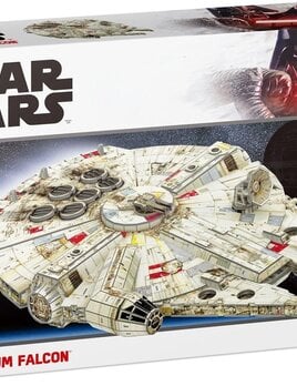 Star Wars 4D Build Millennium Falcon Cardstock Model Kit