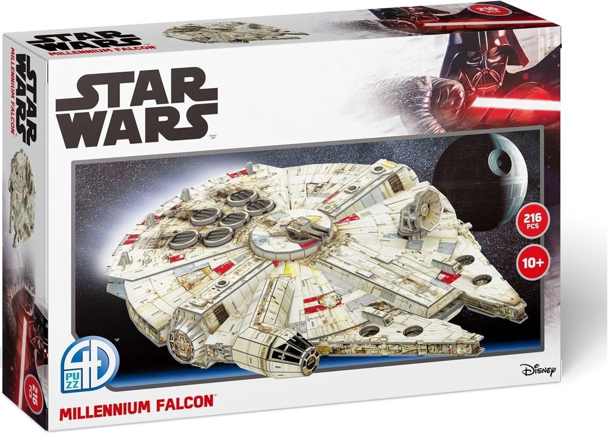 Star Wars 4D Build Millennium Falcon Cardstock Model Kit
