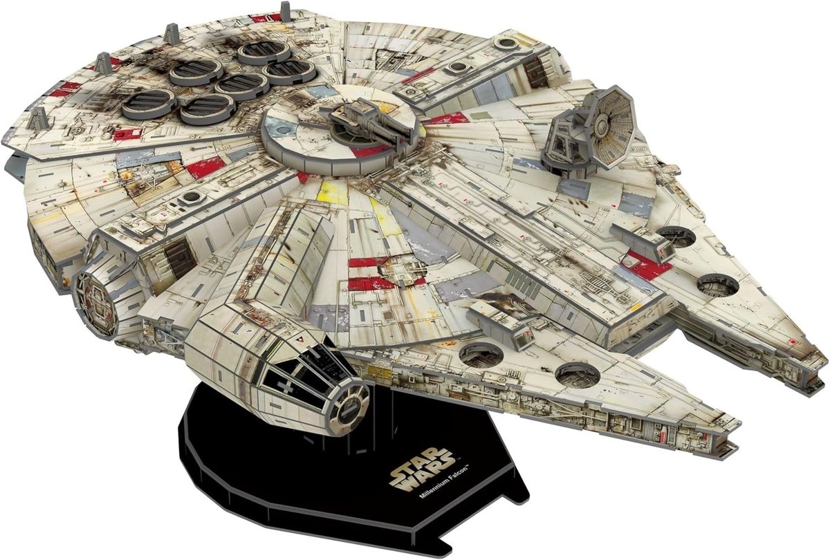 Star Wars 4D Build Millennium Falcon Cardstock Model Kit