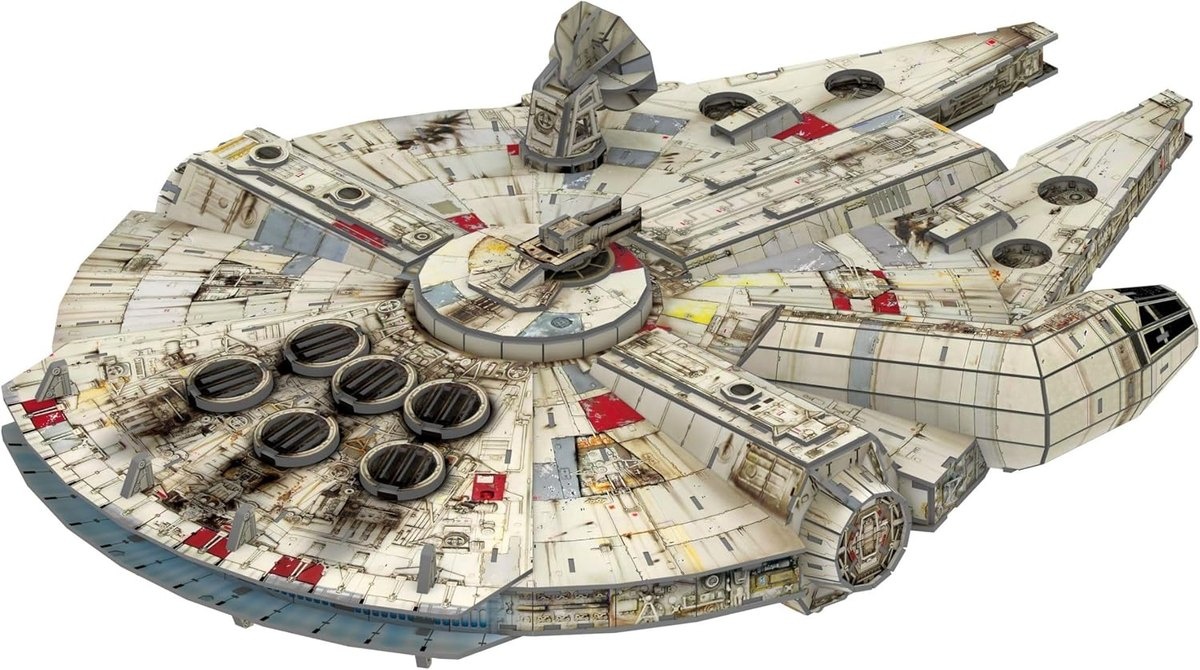 Star Wars 4D Build Millennium Falcon Cardstock Model Kit