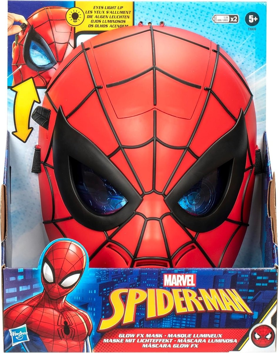 Marvel Spider-man Glow FX Mask