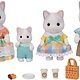 Epoch Everlasting Play Calico Critters Latte Cat Family, 4 Figures Epoch Everlasting Play Calico Critters Latte Cat Family, 4 Figures
