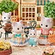 Epoch Everlasting Play Calico Critters Latte Cat Family, 4 Figures Epoch Everlasting Play Calico Critters Latte Cat Family, 4 Figures