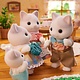 Epoch Everlasting Play Calico Critters Latte Cat Family, 4 Figures Epoch Everlasting Play Calico Critters Latte Cat Family, 4 Figures