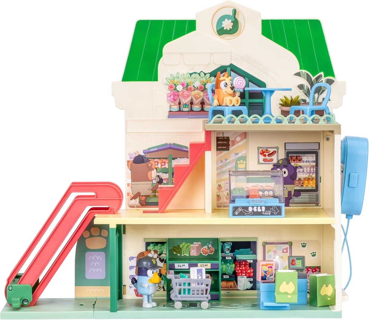 EE Distribution Bluey Let's Play Chef Supermarket Playset