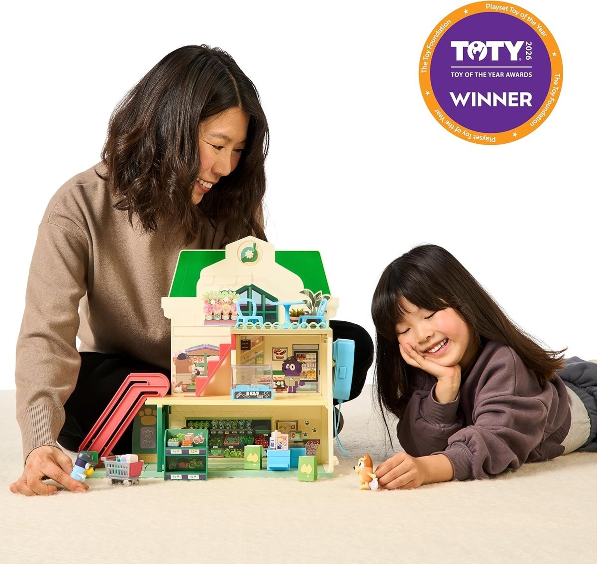 EE Distribution Bluey Let's Play Chef Supermarket Playset