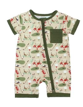 Emerson and Friends Emerson and Friends Bamboo Baby Shortie Romper