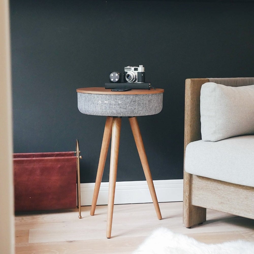 Steepletone UK Ltd Bluetooth Table Speaker | Dark Wood