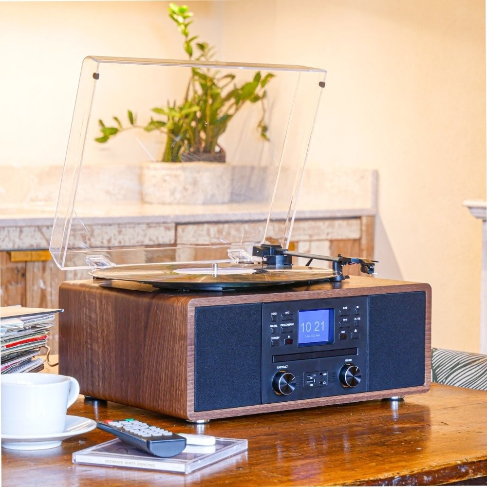 Steepletone UK Ltd Austin - Record Player, CD Player DAB Radio and MP3