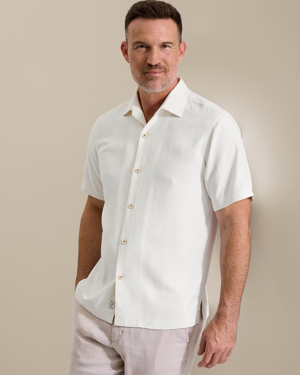 TOMMY BAHAMA Tommy Bahama Kona Luxe Border Camp Shirt