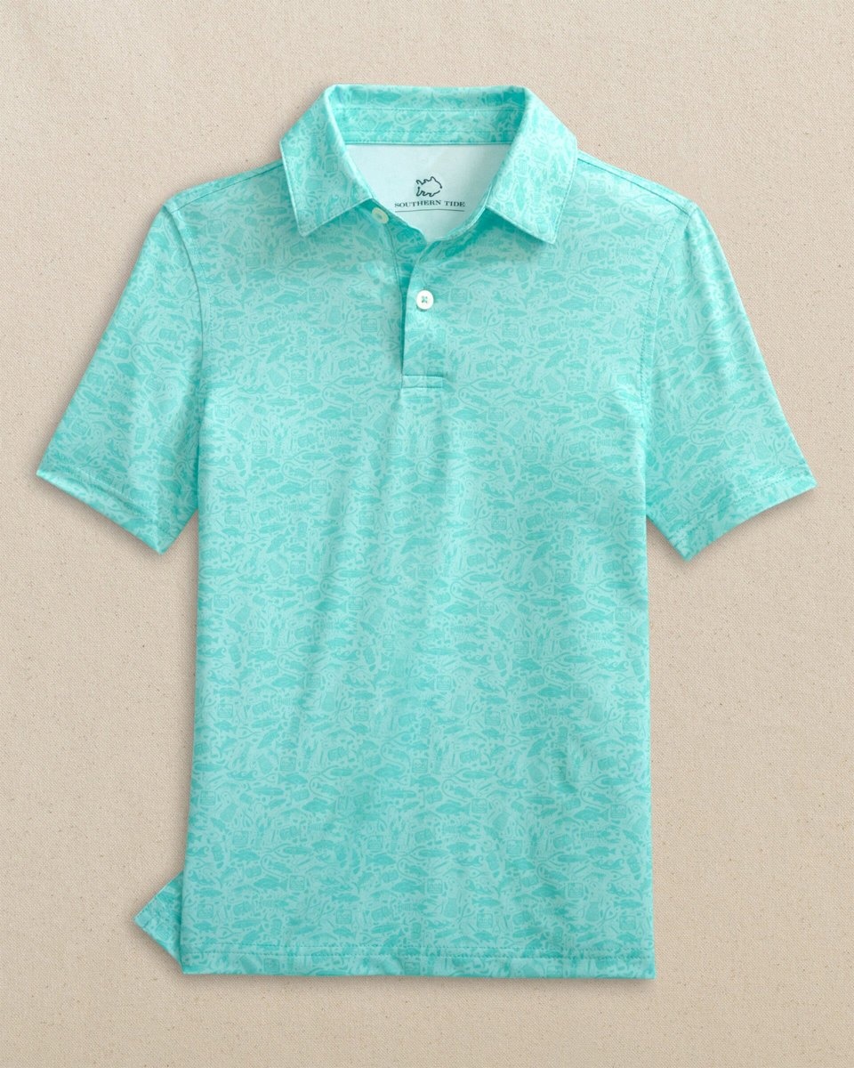 Southern Tide Southern Tide Kids Y SS Driver Perf Polo
