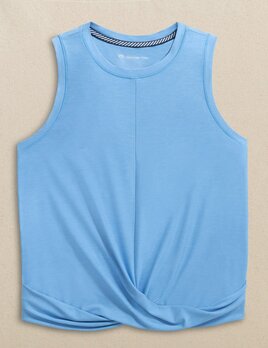 Southern Tide Lacy Coastal Breeze Active Twist Tank