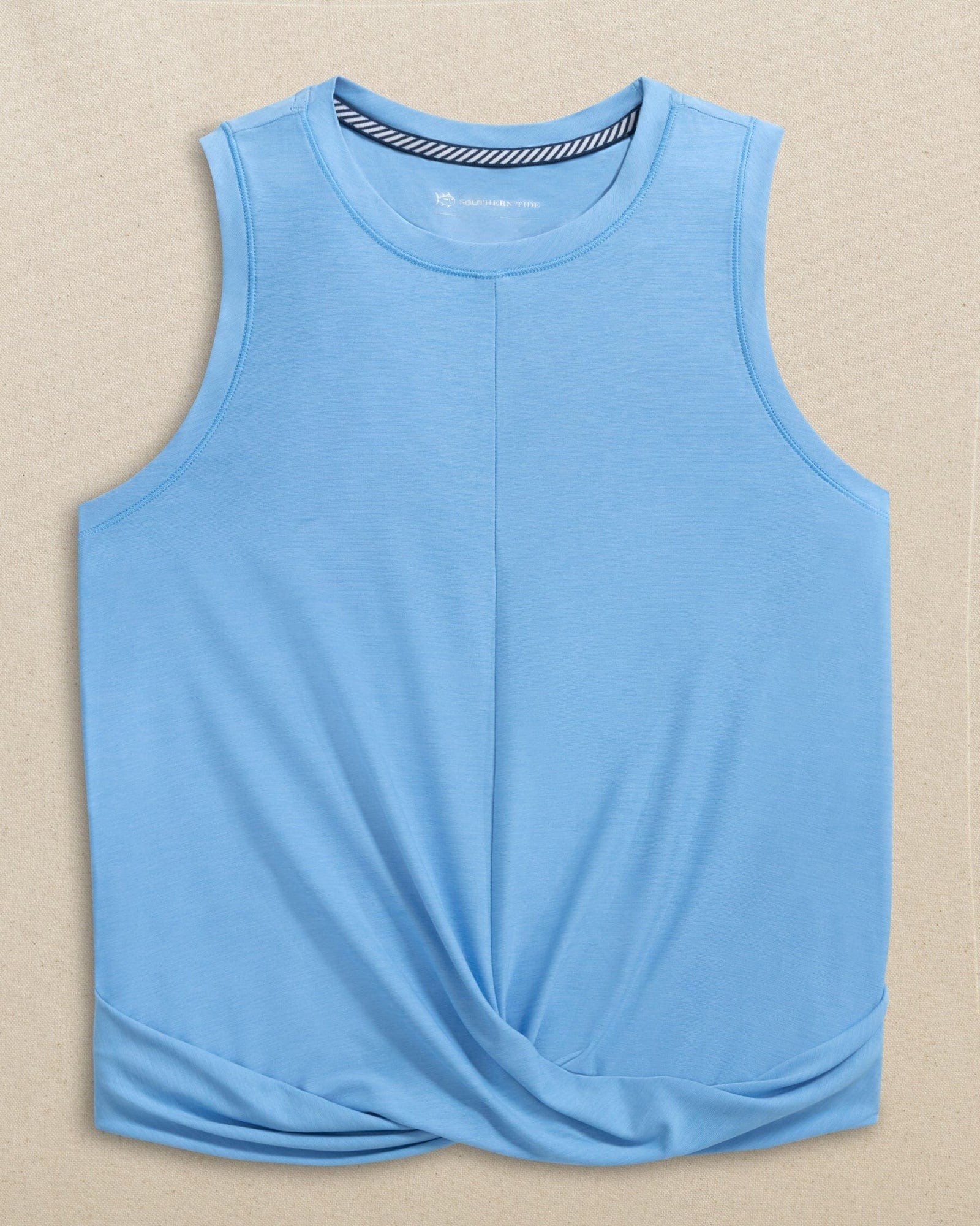 Southern Tide Southern Tide Lacy Coastal Breeze Active Twist Tank