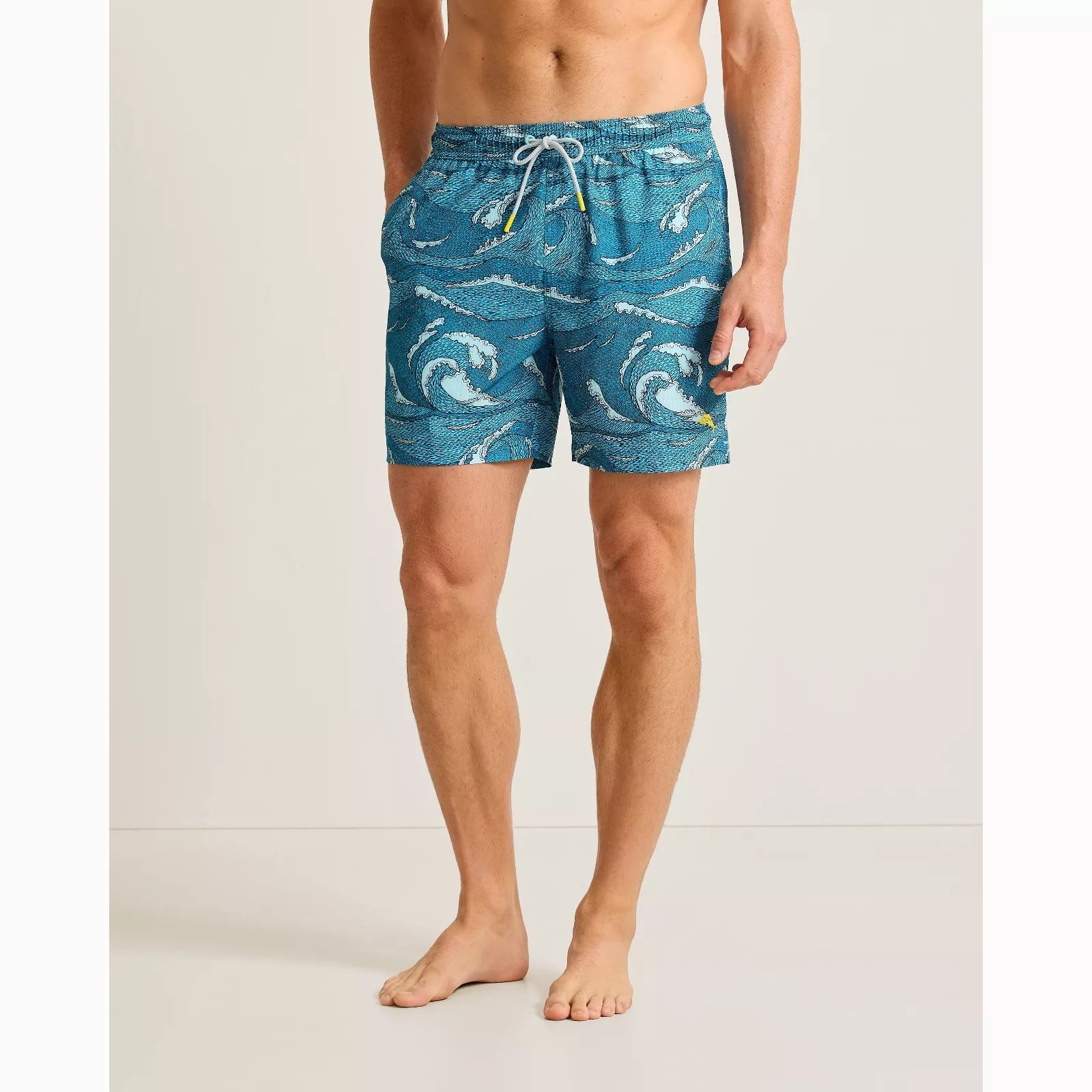 TOMMY BAHAMA Tommy Bahama Naples Wavescape Oasis 6" Swim Trunks - Continental