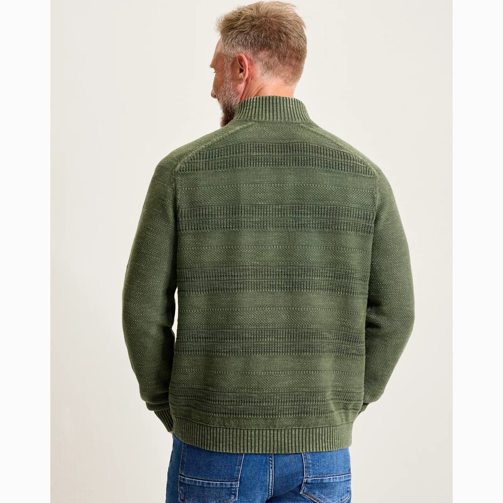 TOMMY BAHAMA Tommy Bahama Saltwater Textured Half-Zip - Winchester Green