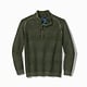TOMMY BAHAMA Tommy Bahama Saltwater Textured Half-Zip - Winchester Green
