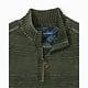 TOMMY BAHAMA Tommy Bahama Saltwater Textured Half-Zip - Winchester Green