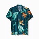 TOMMY BAHAMA Tommy Bahama Garden of Hope and Courage Silk Camp Shirt - Majolica Blue