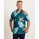 TOMMY BAHAMA Tommy Bahama Garden of Hope and Courage Silk Camp Shirt - Majolica Blue