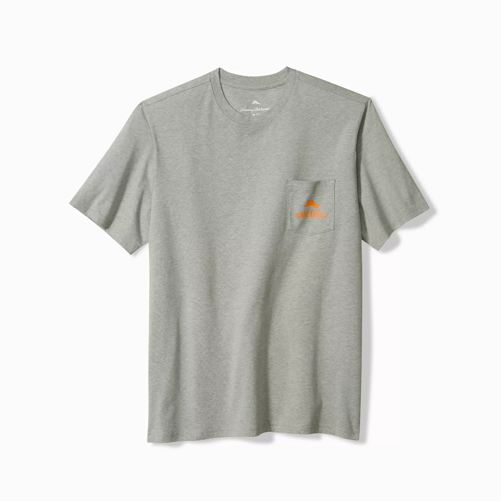 TOMMY BAHAMA Tommy Bahama Fetchin' Waves Pocket T-Shirt - Grey Heather