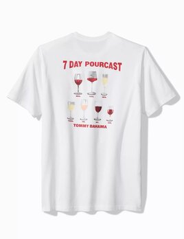 TOMMY BAHAMA 7 Day Pourcast T-Shirt - White
