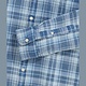 VINEYARD VINES Vineyard Vines Seafarer Plaid Island Cotton Shirt - Moonshine