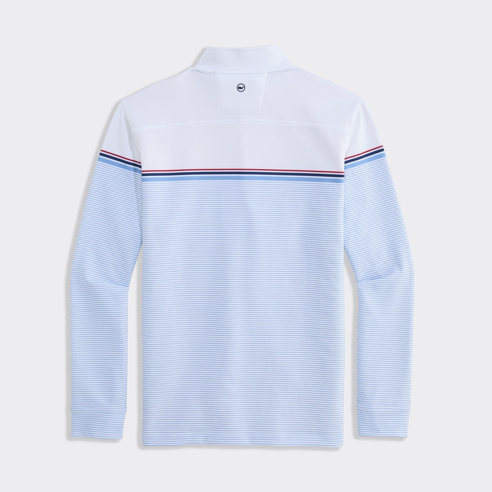 VINEYARD VINES Vineyard Vines Performance Club Quarter Zip - RWB Micro Stripe