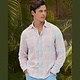 Southern Tide Southern Tide Salter Path Plaid Double Cloth Long Sleeve Sport Shirt - Pale Rosette Pink Southern Tide Southern Tide Salter Path Plaid Double Cloth Long Sleeve Sport Shirt - Pale Rosette Pink