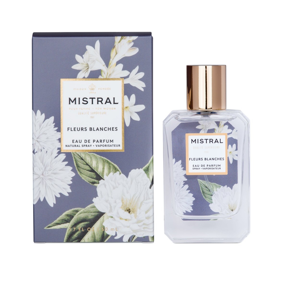 Mistral Eau de Parfum - Fleurs Blanches
