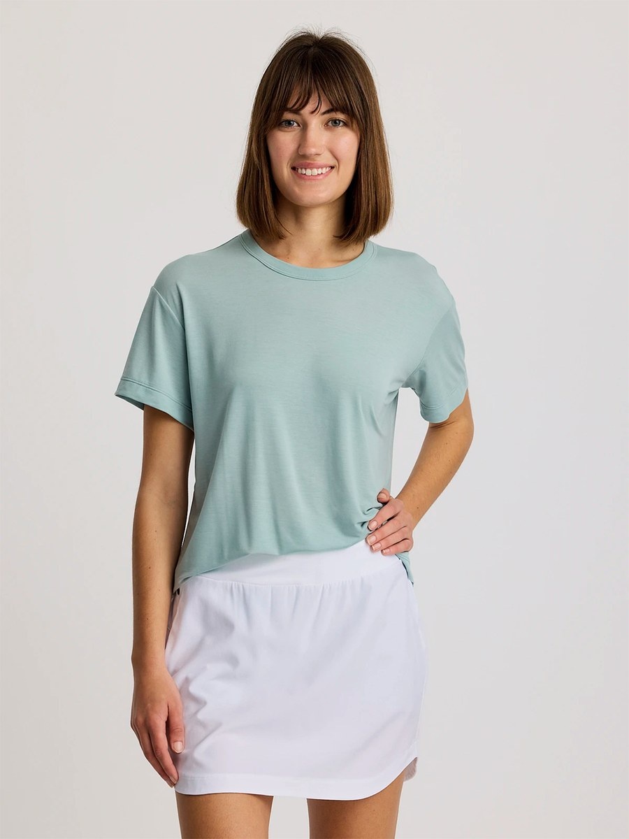 Free Fly Women's Elevate Lightweight Tee - Ocean Mist