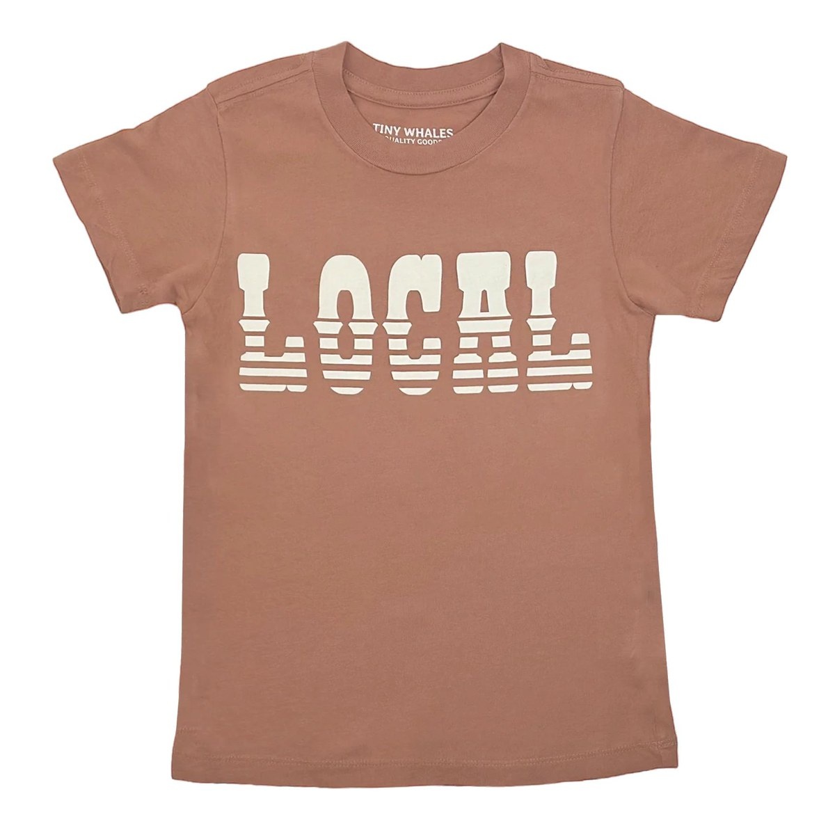 Tiny Whales Local T-Shirt - Brick