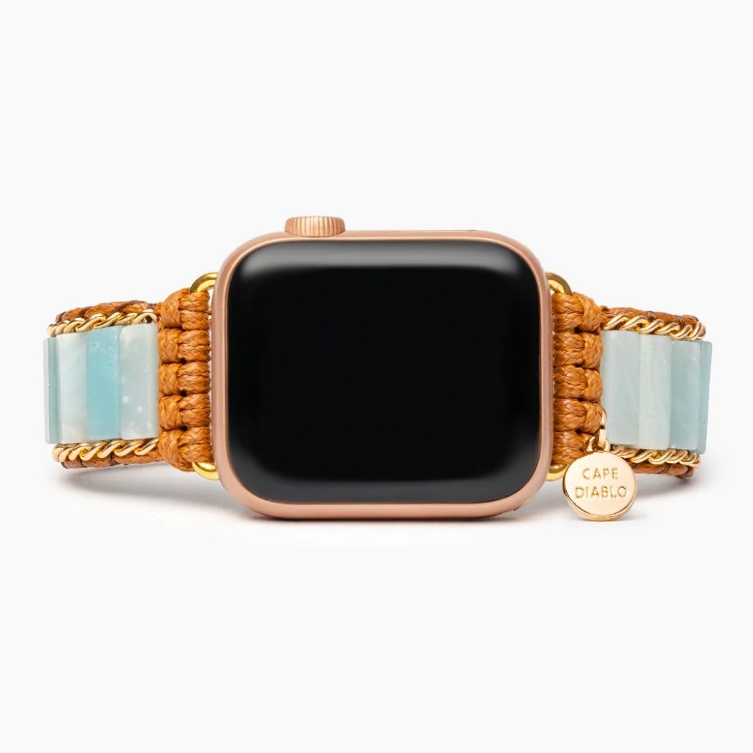 Cape Diablo Apple Watch Strap - Protective Amazonite