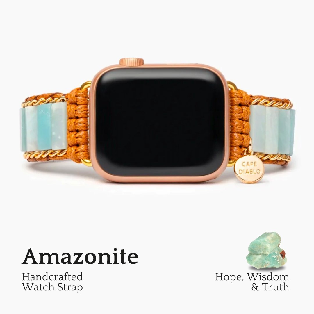 Cape Diablo Apple Watch Strap - Protective Amazonite