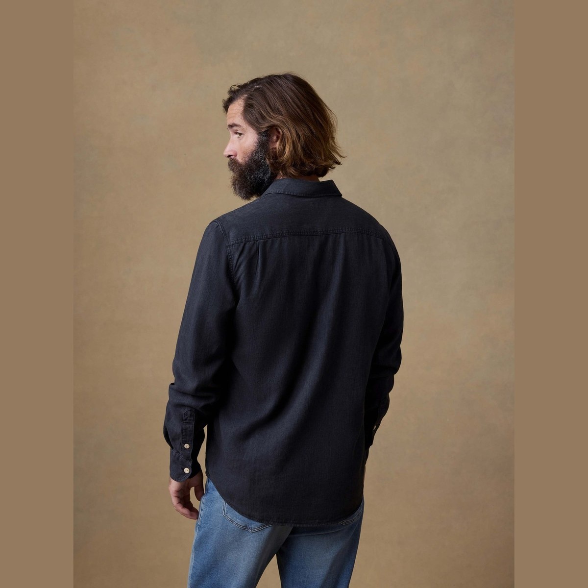 Faherty Tried & True Chambray Workshirt