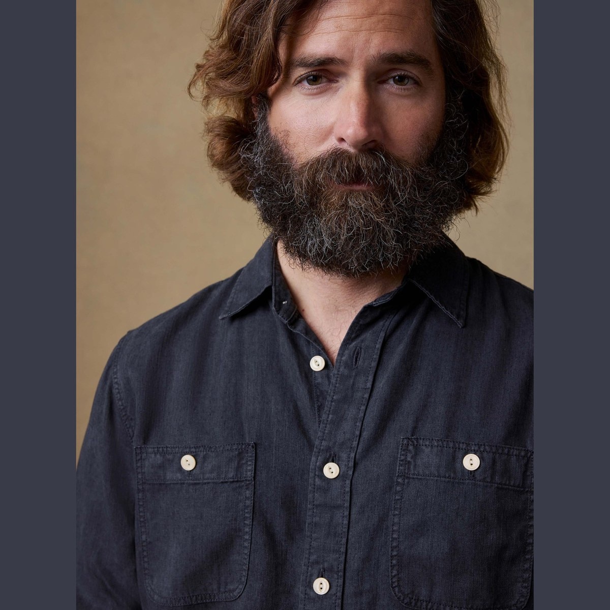 Faherty Tried & True Chambray Workshirt