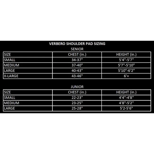 Senior Shoulder Pads