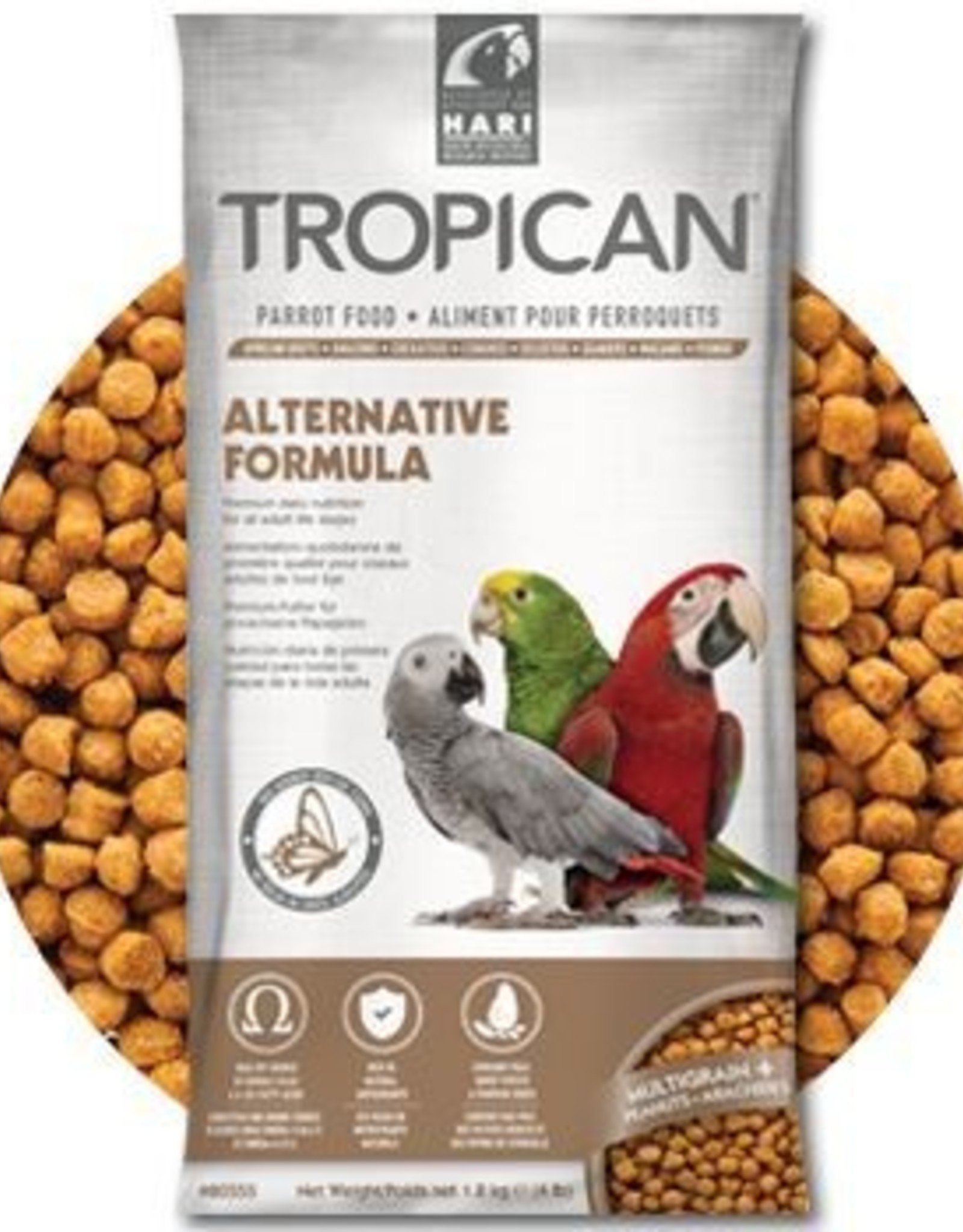 HARI BIN #39- HARI- TROPICAN- ALTERNATIVE GRANULES- PARROTS- PER LB