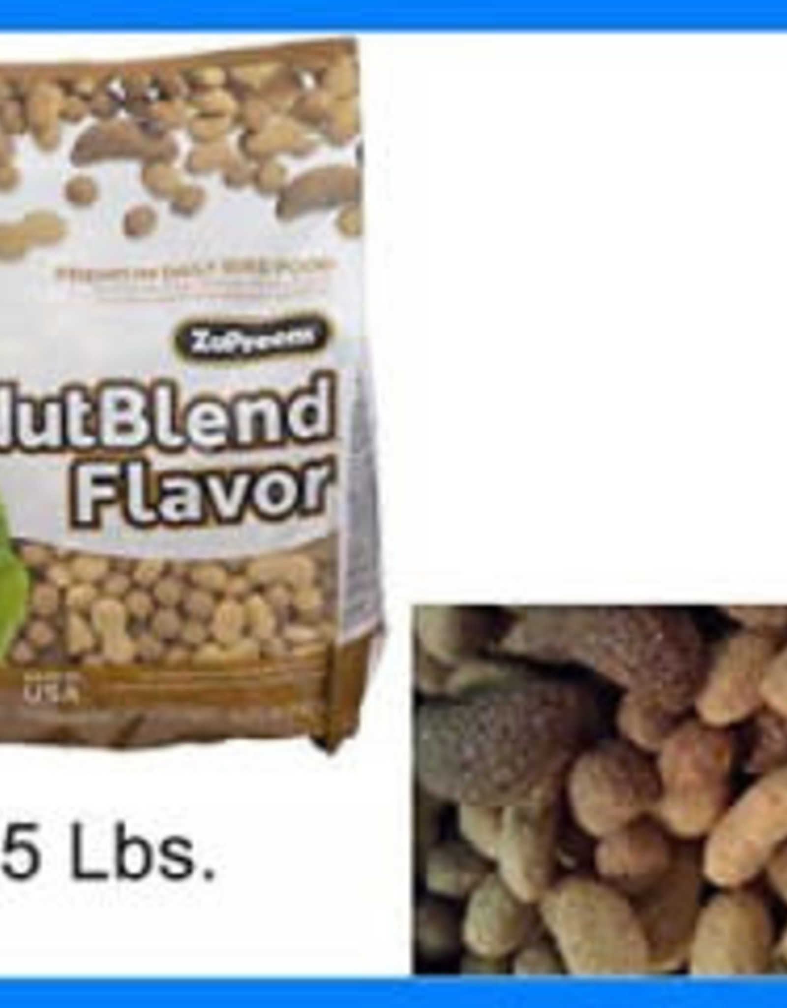 ZUPREEM BIN #45- ZUPREEM- NUT BLEND- PARROT/CONURE- 5X5X5- PER LB