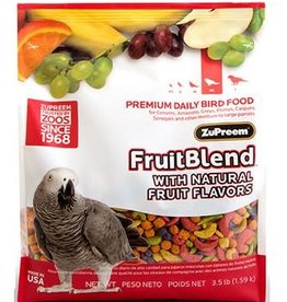 ZUPREEM ZUPREEM- FRUIT BLEND- PELLETED DIET- 10X4X14- 3.5 LB- PARROT/CONURE