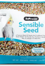 ZUPREEM ZUPREEM- SENSIBLE SEED- PELLET/SEED MIX- 8X6X3- 2 LB- MEDIUM BIRD