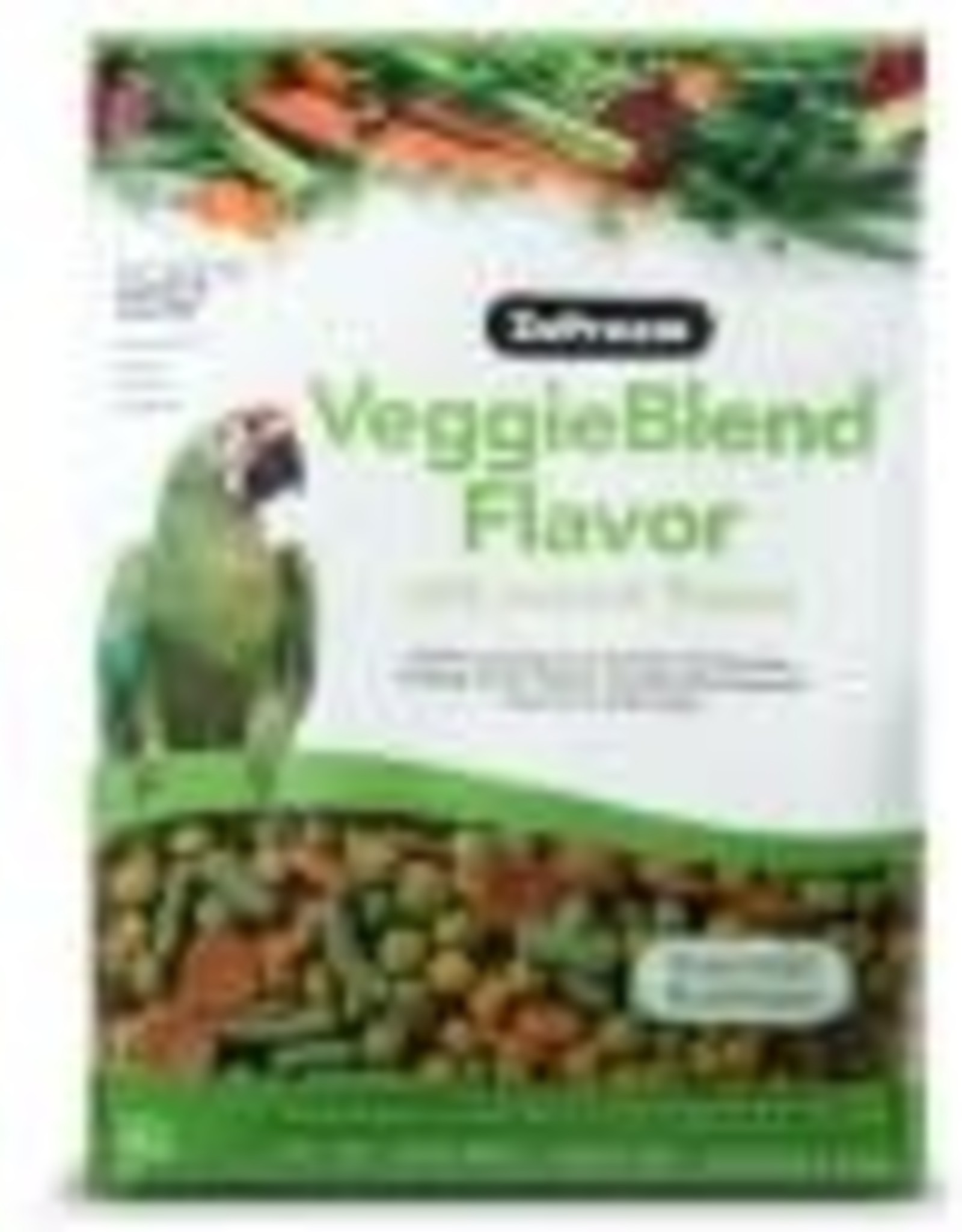 ZUPREEM ZUPREEM- VEGGIE BLEND- PELLETED DIET- 10X14X4- PARROT/CONURE- 3.25 LB