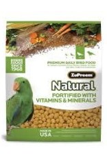 ZUPREEM ZUPREEM- NATURAL- PELLETED DIET- 10X4X14- 3 LB- PARROT/CONURE
