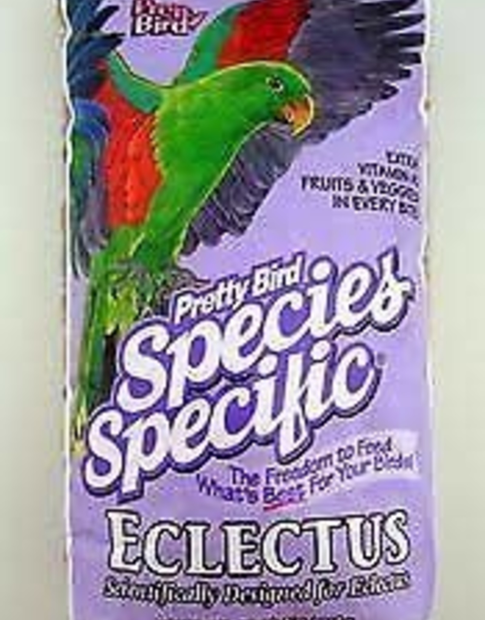 PRETTY BIRD INTERNATIONAL, INC PRETTY BIRD- SPECIES SPECIFIC- 11X7X4- ECLECTUS- 3 LB