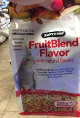 ZUPREEM ZUPREEM- FRUIT BLEND- PELLETED DIET- 5X3X8- 14 OZ- MEDIUM BIRD